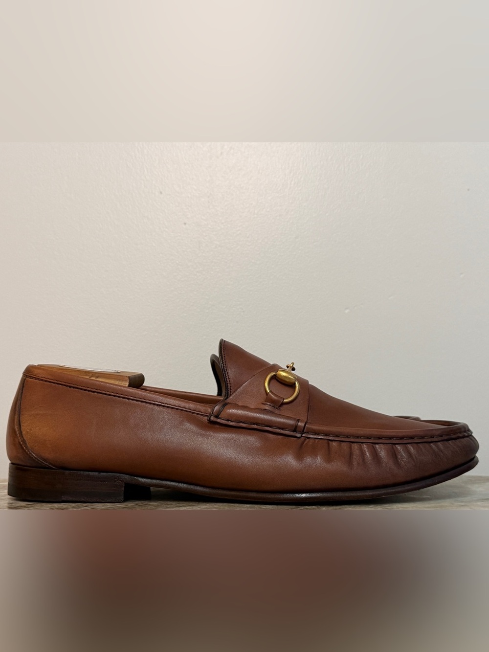 GUCCI 1953 Horsebit Leather Loafer Brown 13 / 13.5 US $1000 Brixton Jordaan - Picture 2 of 10
